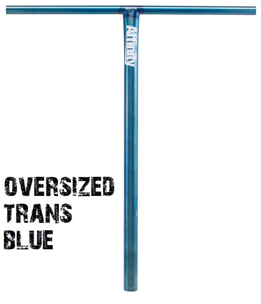 Affinity Scooters Classic XL Scooter Bars Trans Blue - Oversized 1 Affinity Scooters Classic XL Scooter Bars Trans Blue - Oversized