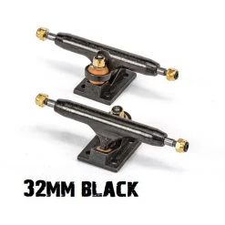 BlackRiver Fingerboard Trucks 32mm Wide - Black
