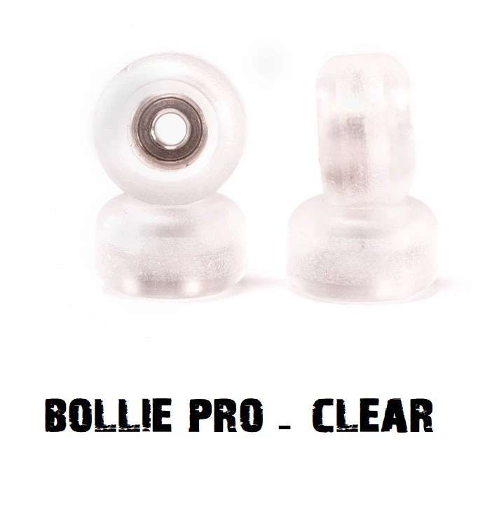 Fingerboards Bollie Pro Fingerboard Wheels - Clear 1 Fingerboards Bollie Pro Fingerboard Wheels - Clear