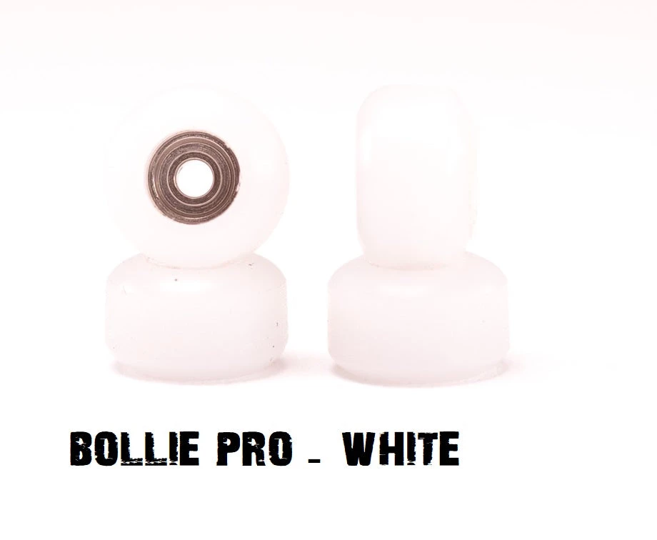 Fingerboards Bollie Pro Fingerboard Wheels - White 1 Fingerboards Bollie Pro Fingerboard Wheels - White