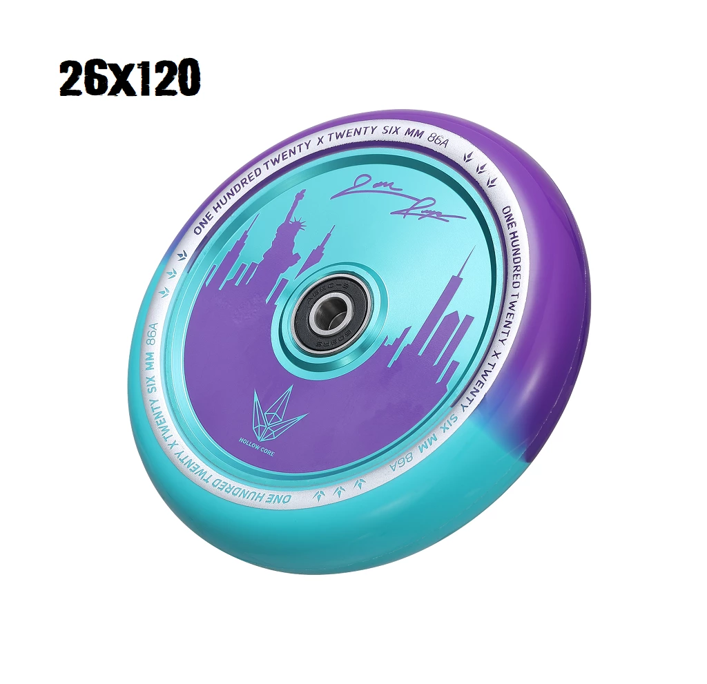 Envy Scooters Jon Reyes Scooter Wheels Purple/teal - 120mm 1 Envy Scooters Jon Reyes Scooter Wheels Purple/teal - 120mm