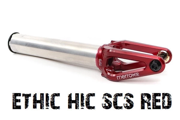 Ethic DTC Scooter Merrow V2 Scooter Fork SCS HIC - Red 1 Ethic DTC Scooter Merrow V2 Scooter Fork SCS HIC - Red