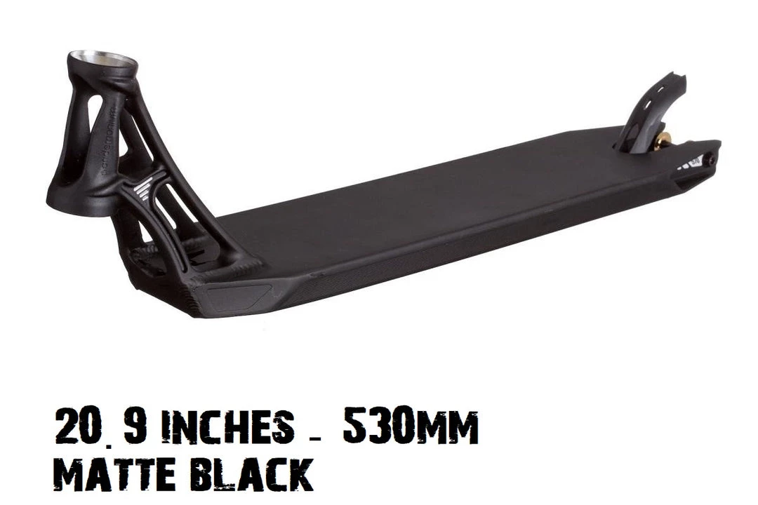 Ethic DTC Ethic Pandemonium Pro Scooter Deck - 530mm Matte Black 1 Ethic DTC Ethic Pandemonium Pro Scooter Deck - 530mm Matte Black