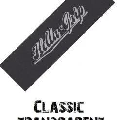 Grip Tape Hella Grip Scooter Griptape - Classic Logo XL Transparent