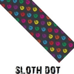 Hella Grip Formula C Pro Scooter Grip Tape - Sloth Dot Rainbow