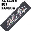 Grip Tape Hella Grip Scooter Skate Griptape - XL Sloth Dot Rainbow