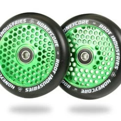 Root Industries HONEYCORE 110mm Scooter Wheels - Black Green