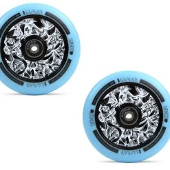 Lucky Scooters LUNAR Axis Scooter Wheels 110mm - Black Teal