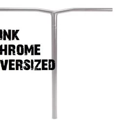 Lucky Scooters Steel Kink Bars - Oversized Chrome