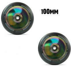 Lucky Scooters LUNAR Scooter Wheels 100mm - Neo Chrome