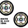 Lucky Scooters QUATRO Scooter Wheels 110mm - Black Oil Slick