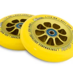 River Wheel Co River Wheels Sunshine Rapids Scooter Wheels 110mm Yellow