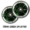 Root Industries AIR Pro Scooter Wheels 110mm - Green Splatter