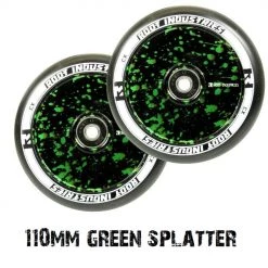 Root Industries AIR Pro Scooter Wheels 110mm - Green Splatter