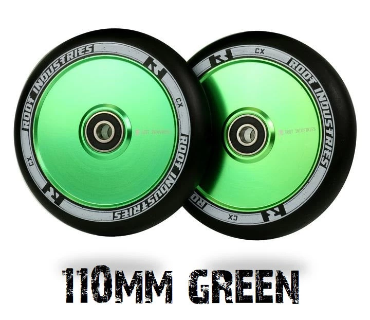 Root Industries AIR Pro Scooter Wheels 110mm - Green 1 Root Industries AIR Pro Scooter Wheels 110mm - Green