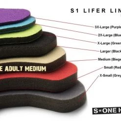 S1 One Lifer Scooter Helmet Replacement Pads - Adult Medium (beige) Helmets