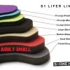 S1 One Lifer Scooter Helmet Replacement Pads - Adult Small (red) Helmets