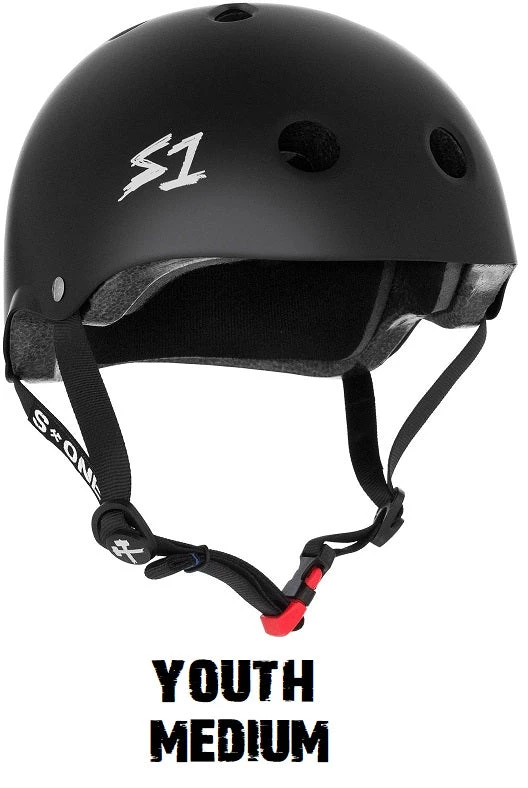 S1 S-One Scooter Helmets - Mini Lifer - Youth Medium Black 1 S1 S-One Scooter Helmets - Mini Lifer - Youth Medium Black