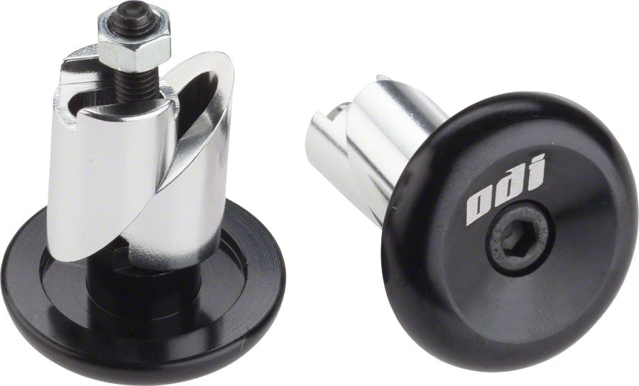 Scooter Bar Ends ODI Aluminum Bar End - Black 1 Scooter Bar Ends ODI Aluminum Bar End - Black