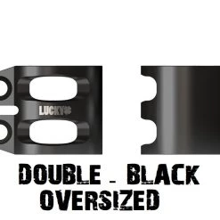Lucky Scooters Double Dub Scooter Clamps - Oversized Black