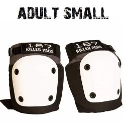 187 Killer Pads Scooter Knee Pads 187 Killer Knee Pads (white Cap) - Adult Small