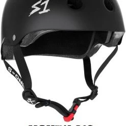 S1 Mini Lifer Scooter Helmets Matte Black - Youth XS