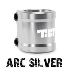 Tilt Scooters ARC Double Scooter Clamps - Silver