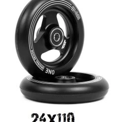 Tilt Scooters Stage One Scooter Wheels 24x110 - Black