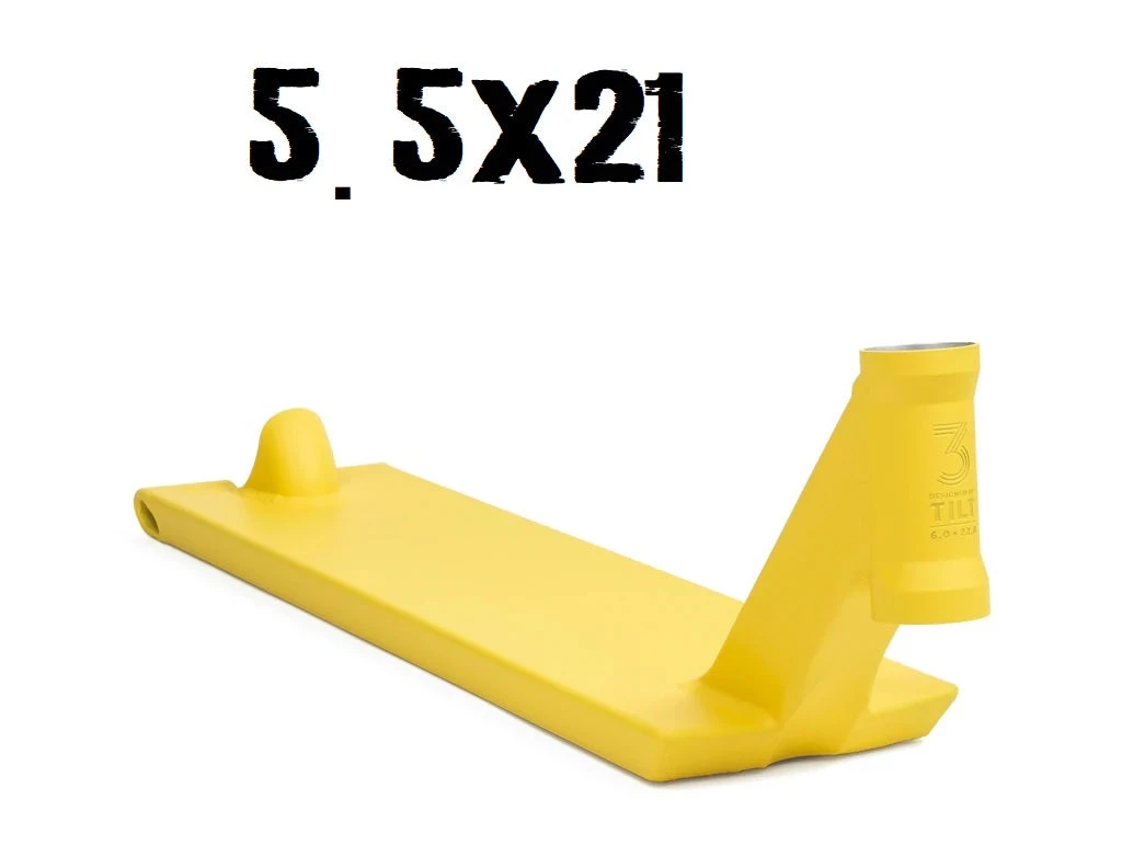 Tilt Scooters Tilt Scooter Theory 3 Scooter Deck - Yellow 5.5x21 Decks 1 Tilt Scooters Tilt Scooter Theory 3 Scooter Deck - Yellow 5.5x21 Decks