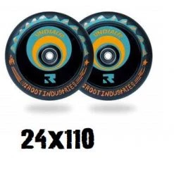 Root Industries Undialed AIR Pro Scooter Wheels 24x110mm - Orange Teal